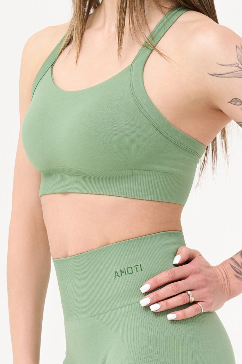 Green Power Sports Bra