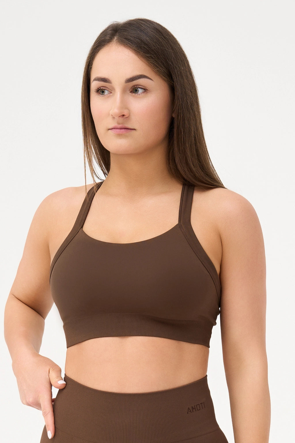 Brown Power Sports Bra